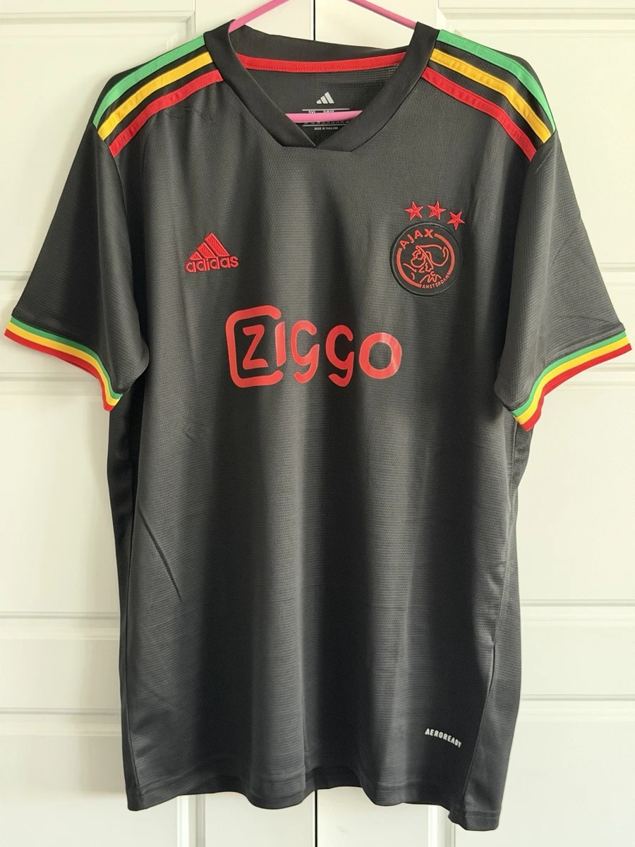 Size 2XL Ajax Amsterdam International Club Soccer Fan Jerseys for
