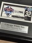 2005 White Sox Opening Day Baseball Locker Room Plate Hermanson World Series MLB — photo 2