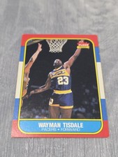 1986-87 Fleer - Wayman Tisdale #113 Indians Pacers RC - C574
