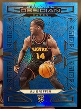 2022-23 Panini Obsidian FOTL AJ Griffin /16 Blue Flood Electric Etch RC