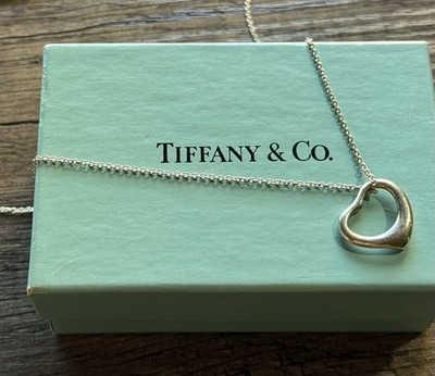 Tiffany & Co Elsa Peretti Open Heart Sterlingsilber *925* 15 mm