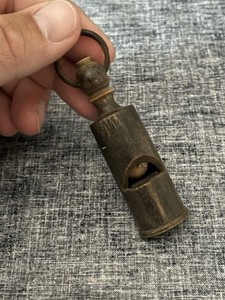 Revolutionary War Period Horn Whistle, Cannon Form, ref. Neumann & Kravic