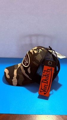 Von Dutch Monogram Trucker Cap  Retro Snapback Cap for Men and Women  Adjusta...