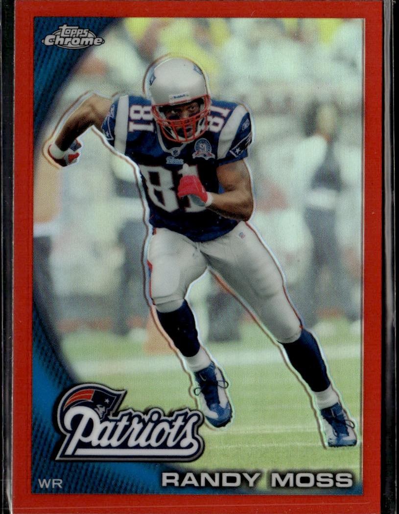 2010 Topps Chrome #C143 Randy Moss Orange Refractors
