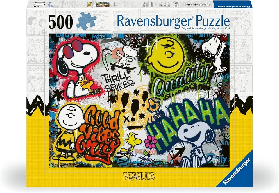 Ravensburger Puzzle 12000389 - Peanuts Graffiti - 500 Teile Puzzle für Erwachsen - Image 2 of 4