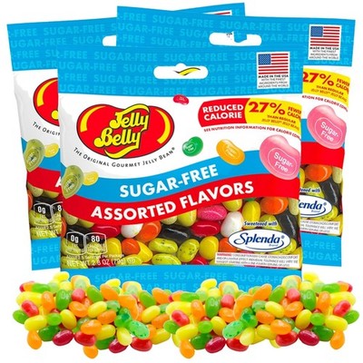 Low Calorie Sugar Free Jelly Beans - 2.8oz Bags (Pack of 3)