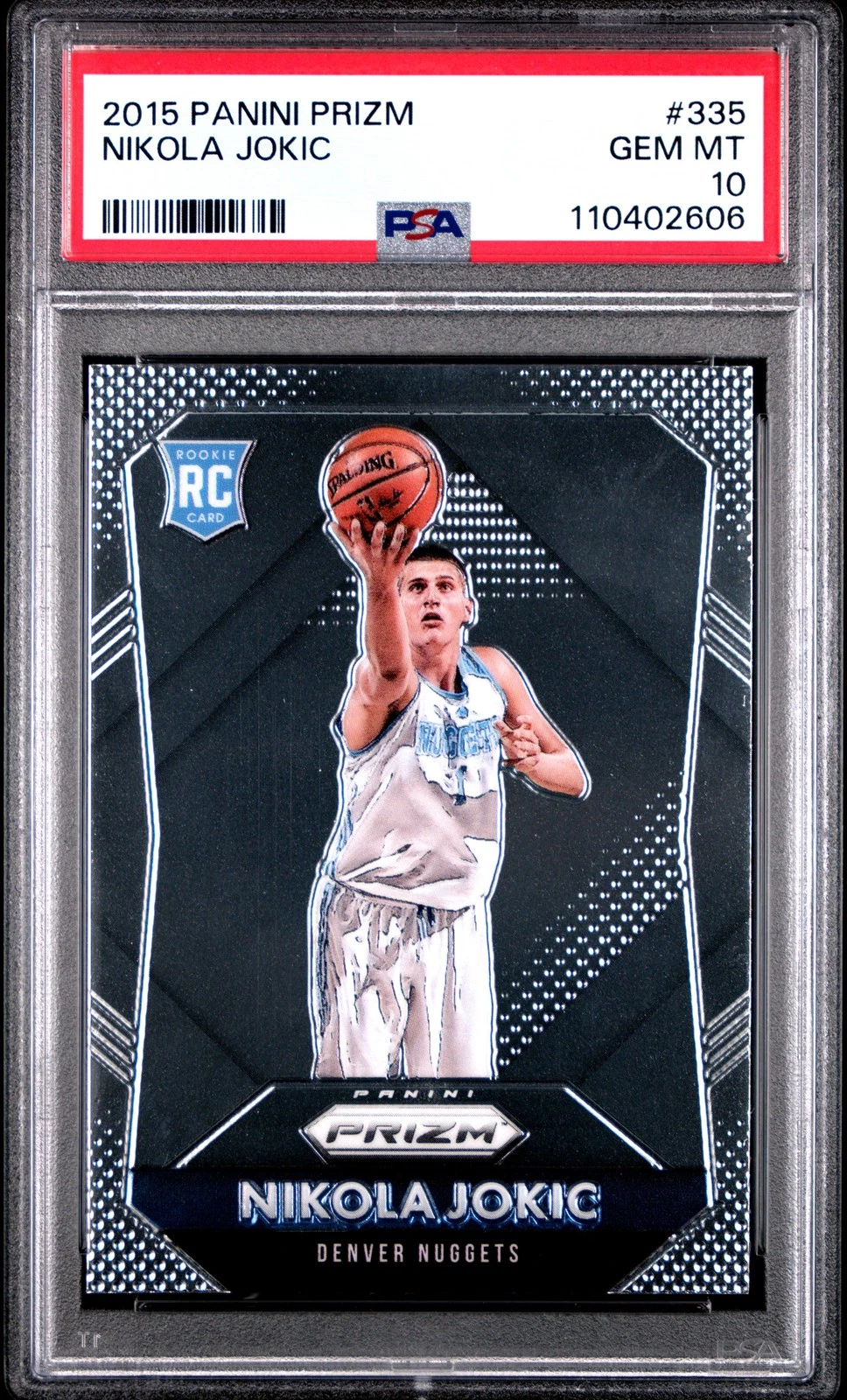 Nikola Jokic Prizm RC PSA 10