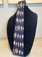 Tommy Bahama Christmas Silk Necktie Nutcracker Holiday Xmas Theme Made In USA