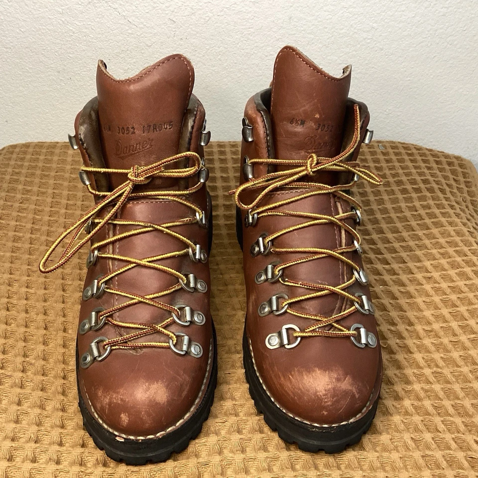 Botas de Senderismo Vintage Danner 3052 Para Hombre Talla 6.5 M Gore-Tex Mountain Light Marrón Foto 3 de 4