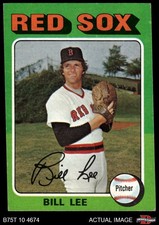 1975 Topps #128 Bill Lee Red Sox 4 - VG/EX
