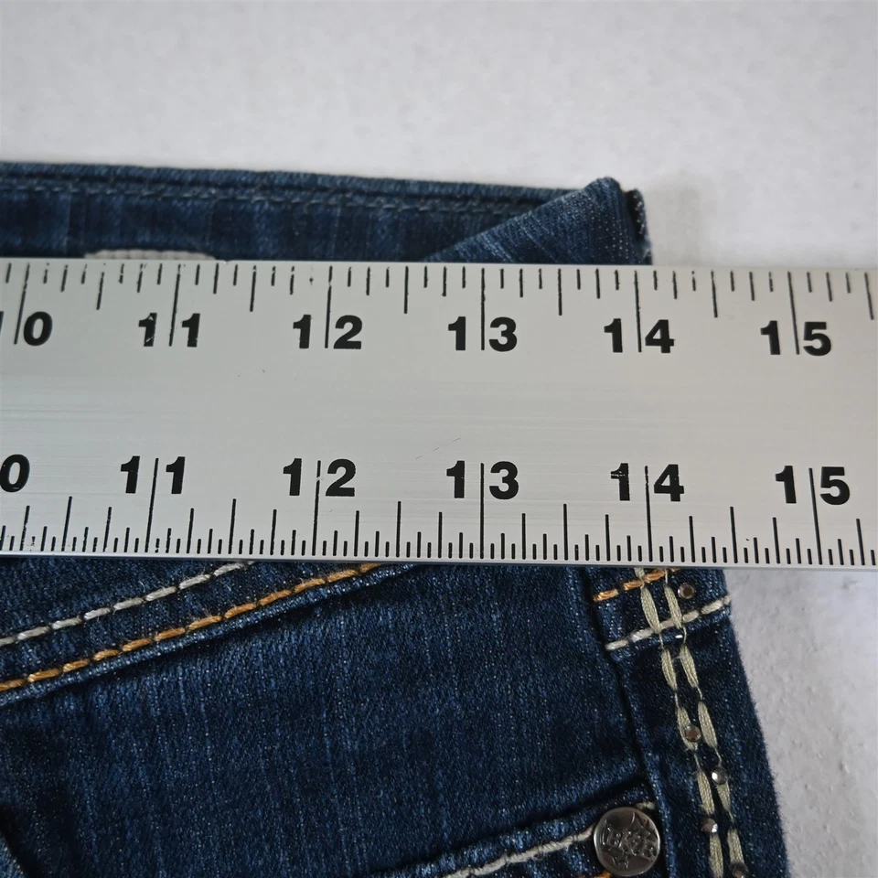 BKE 25 Tall Sabrina Slim Boot Cut Rinse Stretch Denim Womens Jeans - Image 2 of 4