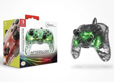 Image of PDP Nintendo Switch Afterglow Wired Controller - Clear/RGB