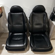 Lexus SC430 Black Leather Front Seats Pair Left & Right OEM