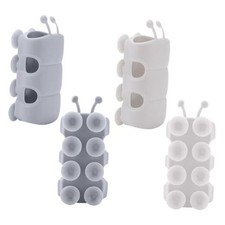 4 Pcs Silicone Shower Head Holder, Universal Relocatable Shower Head Suction