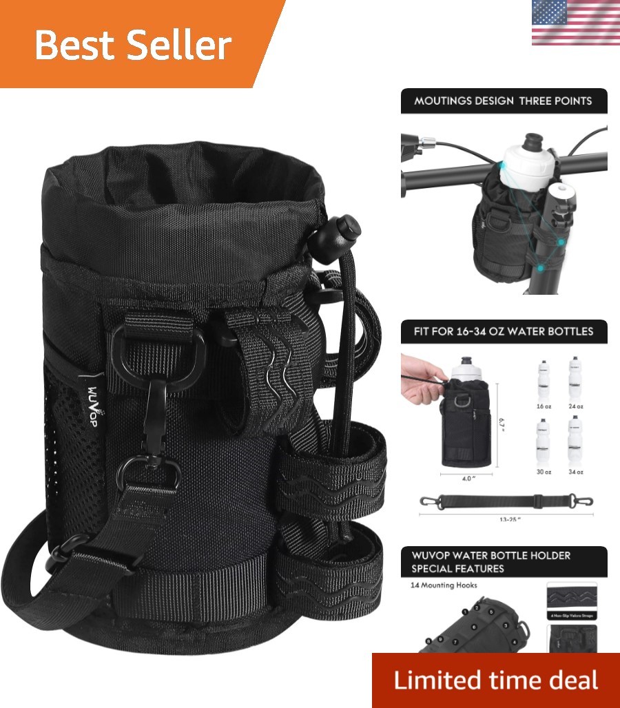 Bike Cup Holder, Water Bottle Holder Handlebar for Bikes wit