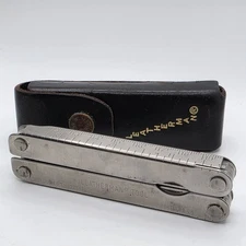 Vintage Leatherman PST Multi Tool w/ Original Leather Sheath – USA Made