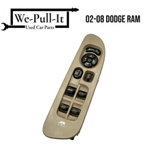 2002-2008 Dodge Ram 1500 Left Driver Master Window Switch TESTED OEM