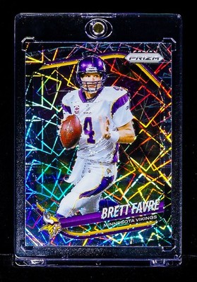 Brett Favre RARE REFRACTOR LAZER PRIZM INVESTMENT CARD PACKERS Vikings SSP