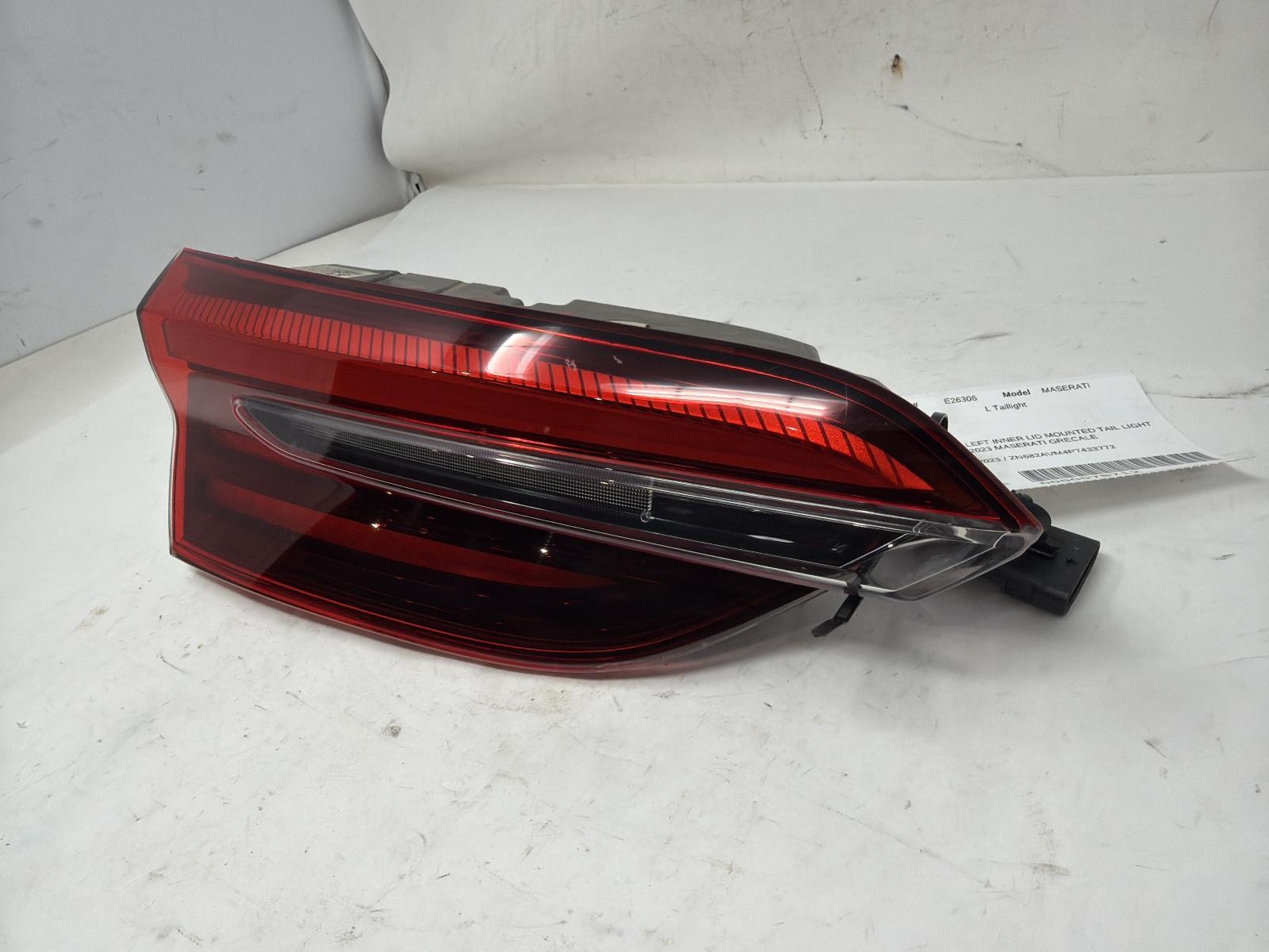 Maserati Grecale 2023 LEFT+INNER Tail light P/N 670296353