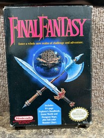 Final Fantasy (Nintendo NES) Complete in Box w/ Maps CIB