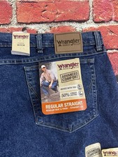 NWT Wrangler Men's Jeans Size 44x34 7FWBD01-WT Regular Fit Advanced Comfort NEW