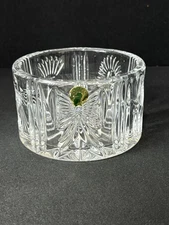 Waterford Millennium Series Crystal Champagne Wine Bottle Coaster Bowl 5 1/4''