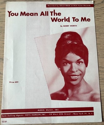 DELLA REESE YOU MEAN ALL THE WORD TO ME VINTAGE NOTEN (1960) JAZZ EASY USA