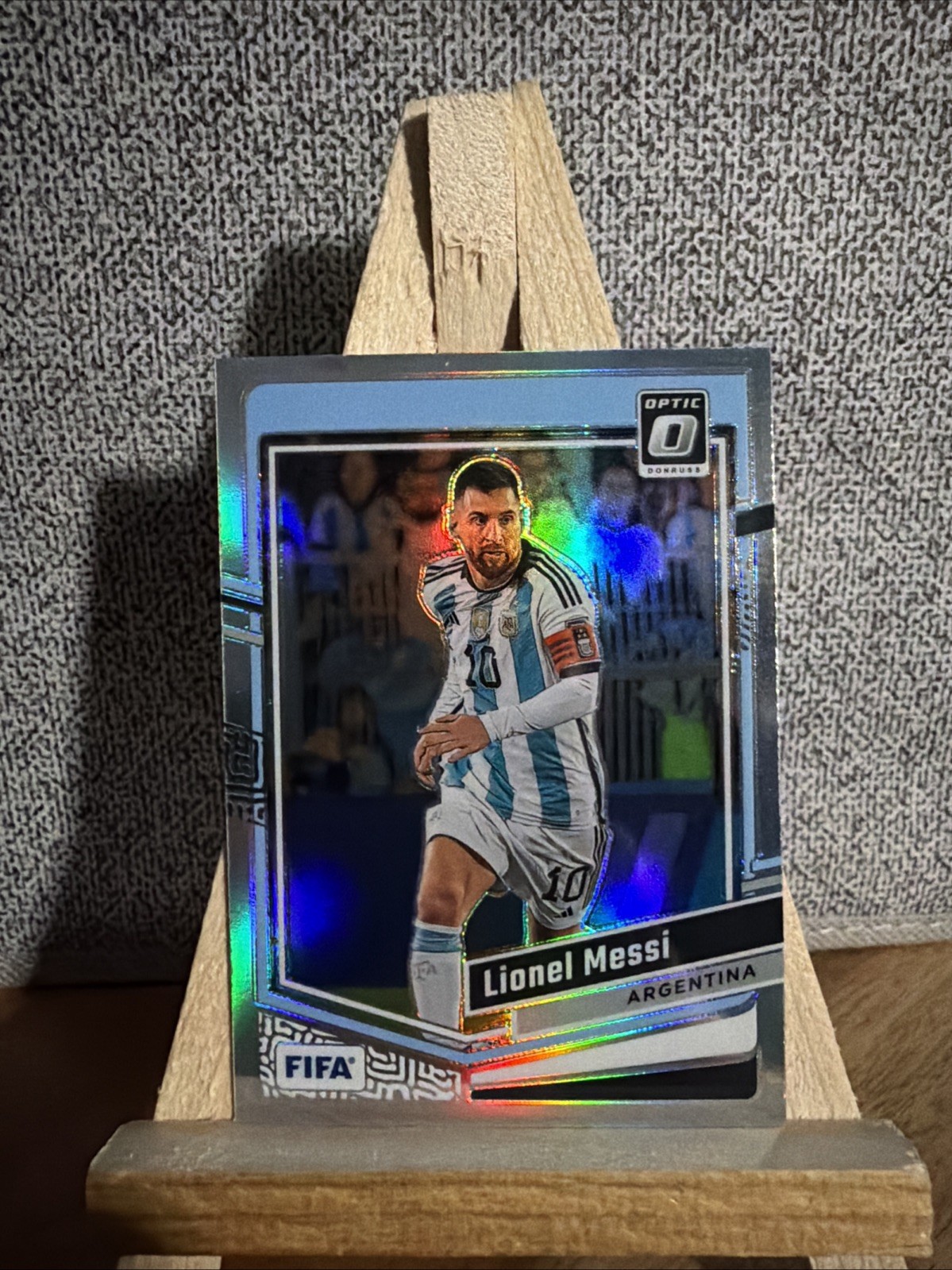 2023-24 Lionel Messi Optic Holo Prizm #1 Argentina Set Starter Look! view 2