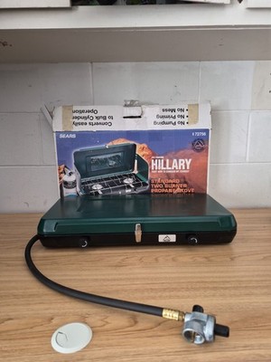 Vintage Hillary Two Burner Propane Stove Model Number: 201. 72756