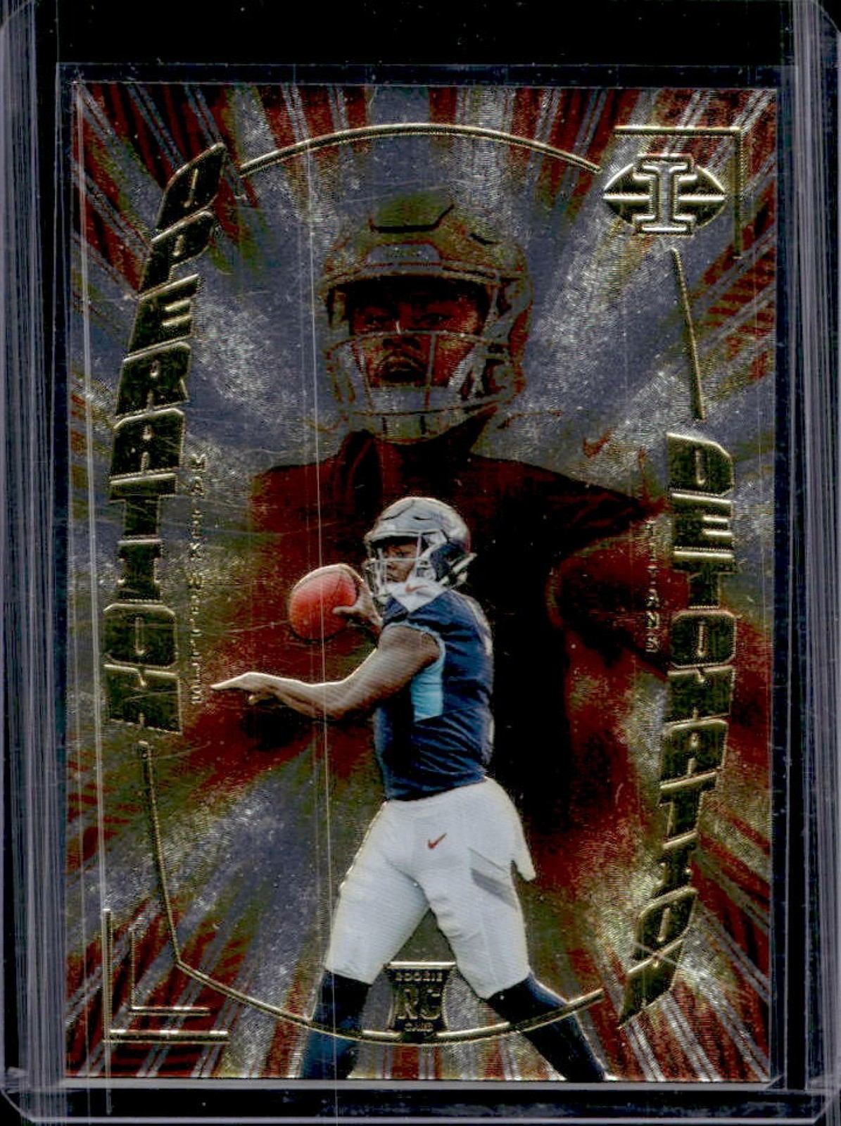 2022 Panini Illusions Malik Willis Operation Detonation Rookie RC #OD-23 Titans
