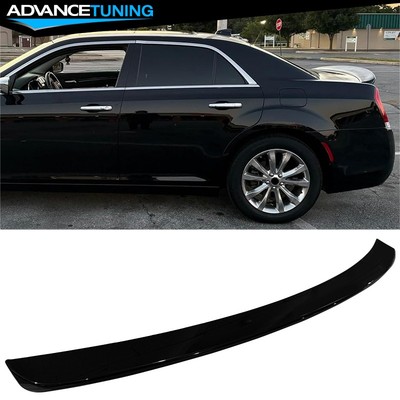 For 11-23 Chrysler 300/300C Rear Trunk Boot Lid Spoiler Wing Lip ABS Gloss Black