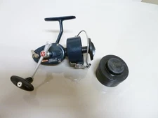 Vtg Garcia Mitchell 411 High Speed RH Fishing Reel Blue France
