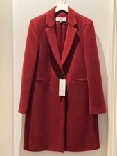 Gerard Darel Coat - French size 44 - Amazing Red Colour - Soft, Light and Warm