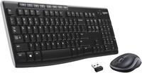Kabelloses Logitech MK270 Set Tastatur Und Maus Qwerty Schwarz