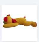 TY PILLOW PALS 1998 Buddy Plush 14” Bright Yellow HUGGY The BEAR Sewn Eyes & Bow — photo 2