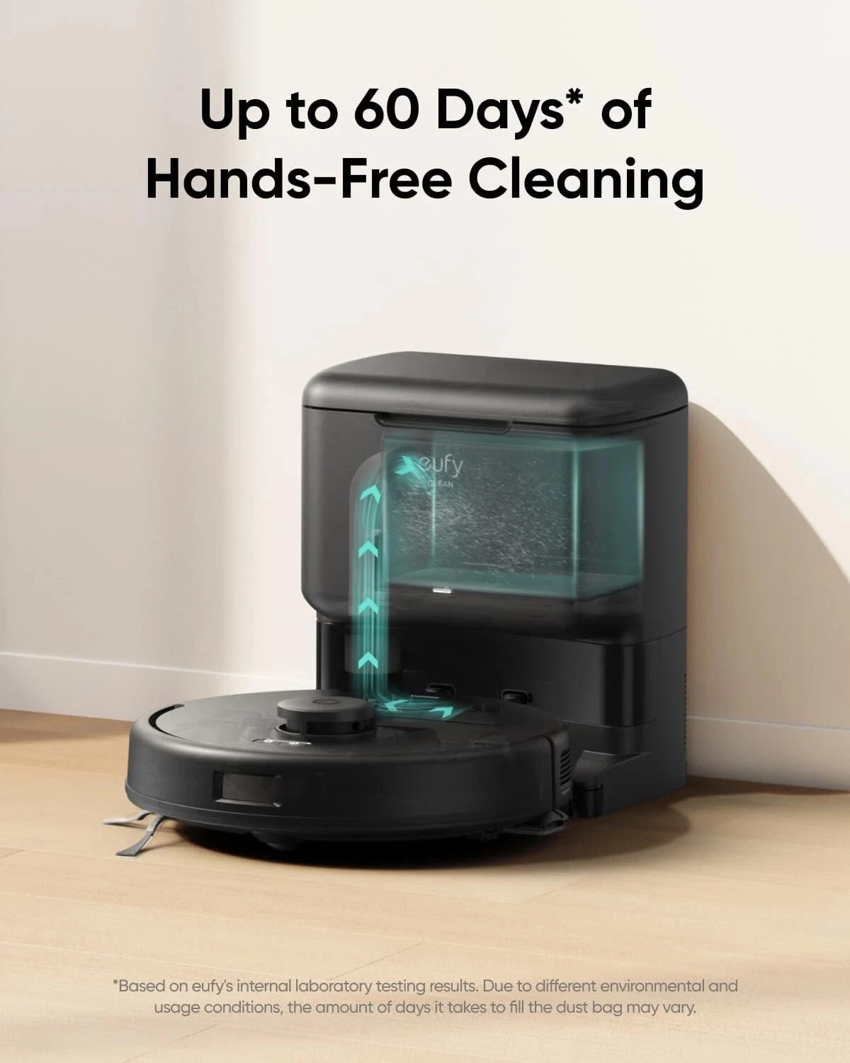 Eufy L50 Robot Vacuum, Self-Empty, Laser Navigation, Multi-Floor Cleaning New