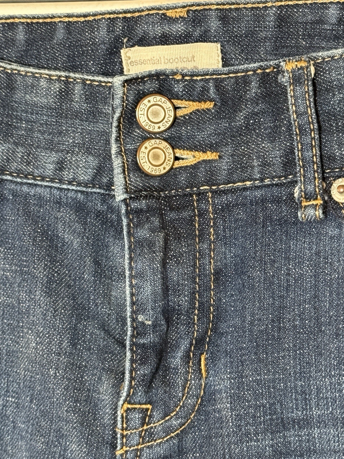 GAP Womens Essential Bootcut Two Button Closure M… - image 3