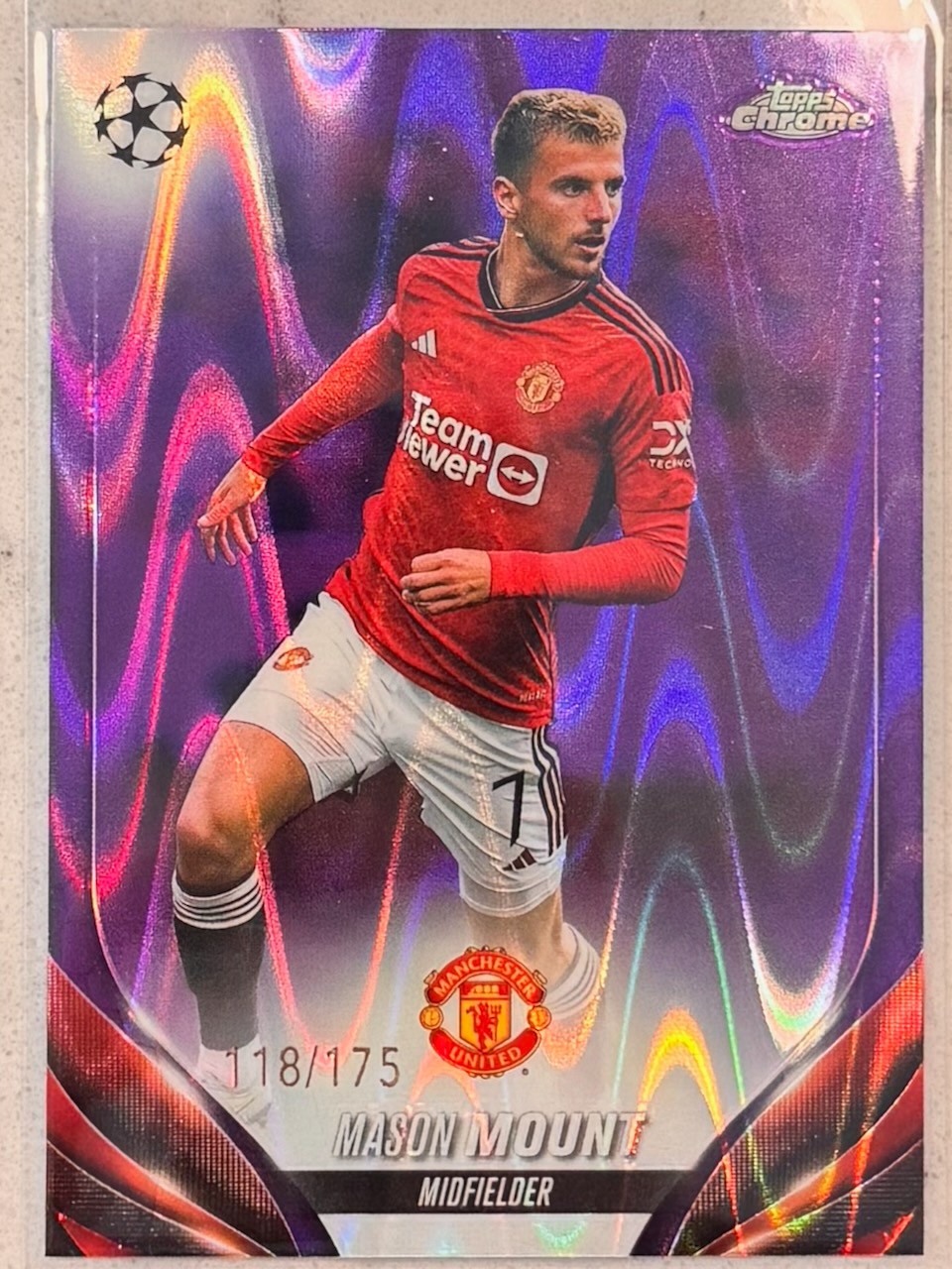 Mason Mount 2023 Topps Chrome UEFA Club Competitions #CA-MM Chrome