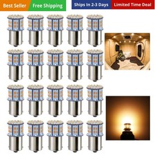 1156 1141 1003 7506 BA15S LED Bulbs Warm White/Yellow 20-Packs, Super Bright ...