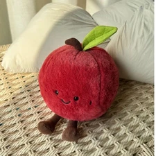 13CM Jelly cat Red apple as a Christmas gift  Kids & Adults Toy With Tag/Bag New