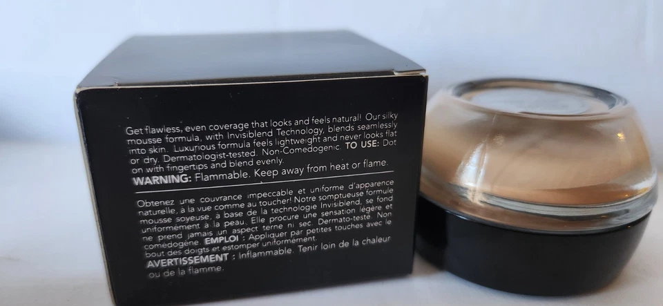 Avon Ideal Flawless Matte Mousse Foundation  0.6oz  LIGHT BEIGE New NOS - Image 4 of 4