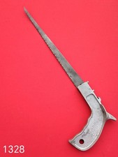 Alte antike S&auml;ge Hands&auml;ge mit Metallgriff Fabrikat STEIGO DBPa No. 168 Werkzeug