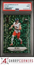 2025 PANINI DONRUSS ELITE GREEN DISCO #43 BO NIX POP 1 PSA 9