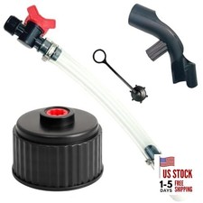 Gas Cans, racing fuel jug hose, Fuel Filler Jug Hosewith Ball 3044 Valve Red