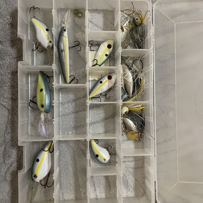Kevin Van Dam Strike King Crank, Jerk, & Spinner Bait Box. Chartreuse Color New￼