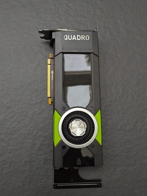 NVIDIA Quadro P5000 PCIe x16 Graphics Card DisplayPort DVI Fan/Heatsink