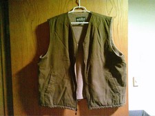 woolrich vest mens xl sherpa lined, very warm winter vest