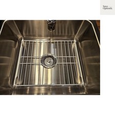 Sink Protectors for Kitchen Sink Bottom with White Coating Grate  Insert Gri...