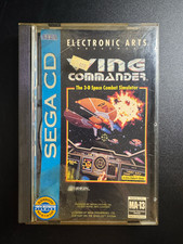 Wing Commander Sega CD CIB Complete Long Box Manual Disc Electronic Arts
