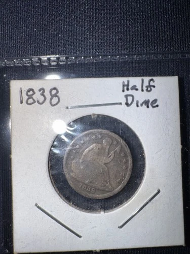 1838 seated liberty half dime